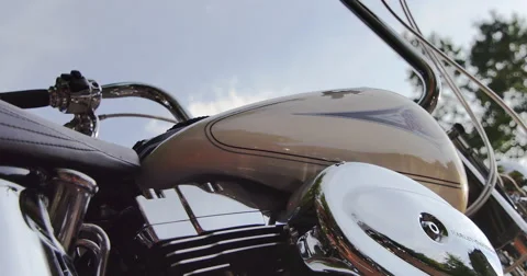 Harley Davidson Close Up 库存影片 41796125