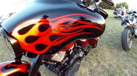 Harley Davidson Motorcycle 2 動画素材 24352327