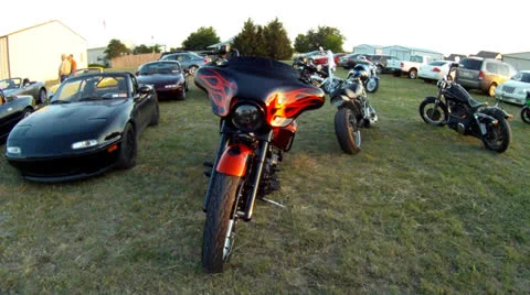 Harley Davidson Motorcycle Stock-Footage 24403782