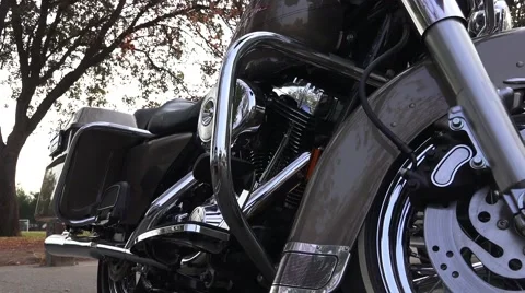 Harley Davidson motorcycle, Stock Footage 41837980
