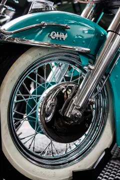 Harley Davidson motorcycle gear elements. Stock Photos