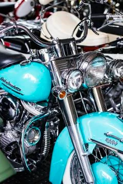 Harley Davidson motorcycle gear elements. Stock Photos