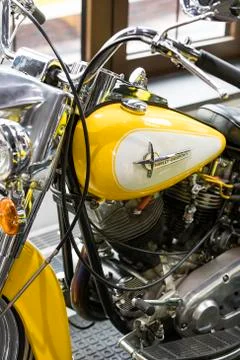 Harley Davidson motorcycle gear elements. Stock Photos