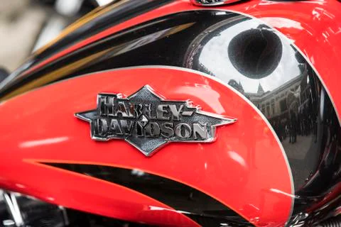 Harley Davidson motorcycle gear elements. Stock Photos