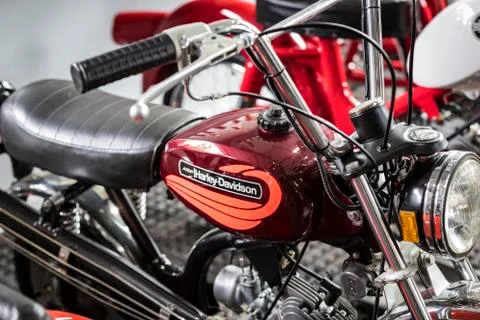 Harley Davidson motorcycle gear elements. Stock Photos