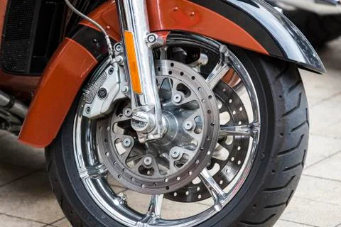 Harley Davidson motorcycle gear elements. Stock Photos