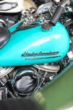 Harley Davidson motorcycle gear elements. Stock Photos