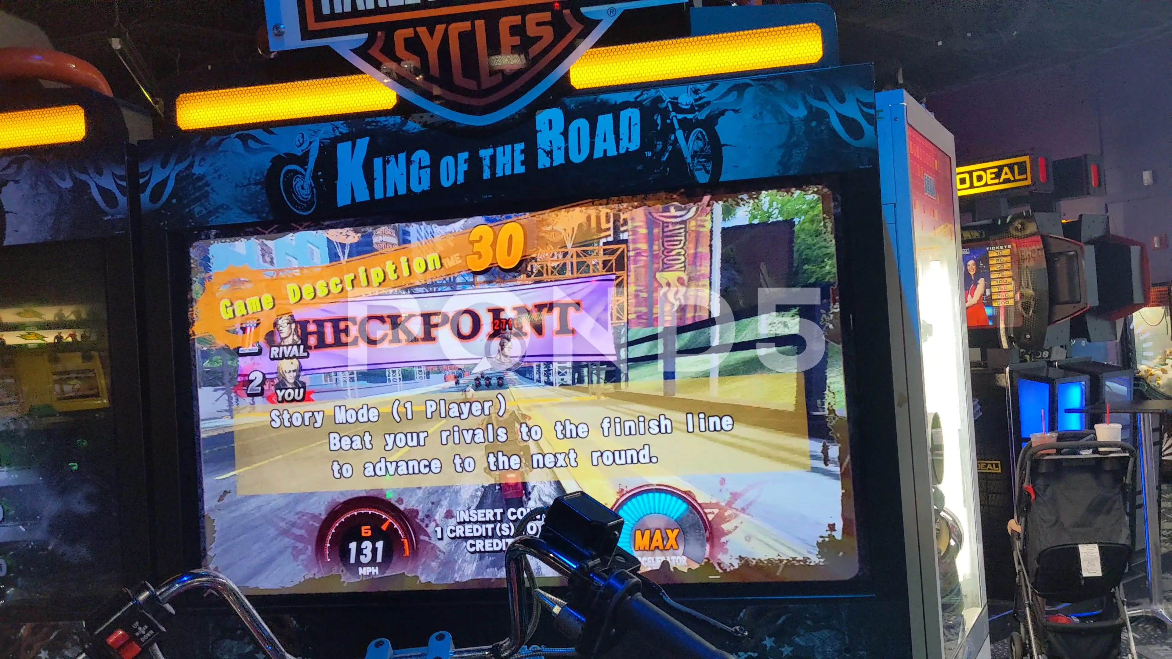 Harley Davidson Motorcycles Arcade Game