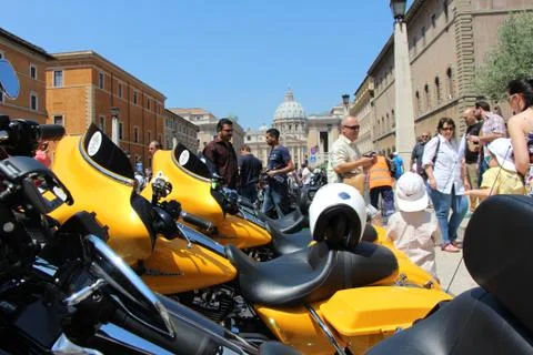 Harley Davidson Rome Stock-Fotos