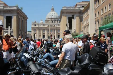 Harley Davidson Rome Stock-Fotos