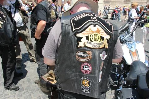 Harley Davidson Rome Stock-Fotos