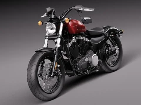 3d model of harley davidson sportster 1200