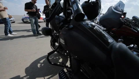 Harly Davidson Video stock 4380084