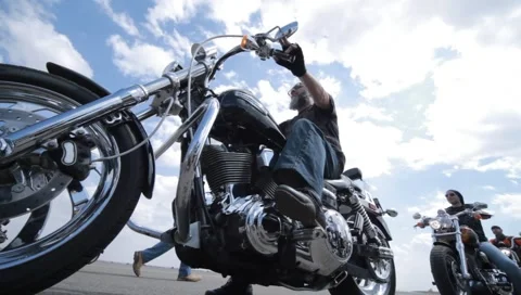 Harly Davidson Video stock 4401894