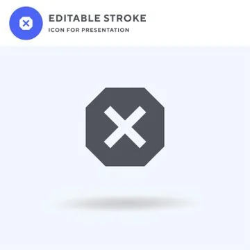 Harmful icon vector, filled flat sign, solid pictogram isolated on white, log Stock-Illustration
