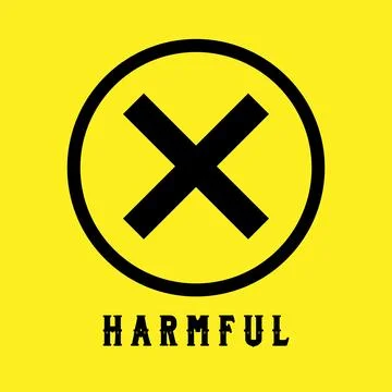 Harmful Symbol Stock Illustration