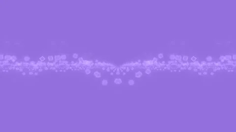 Harmonic Geometric Shapes Reflecting in a Grid Pattern Video stock 294145216