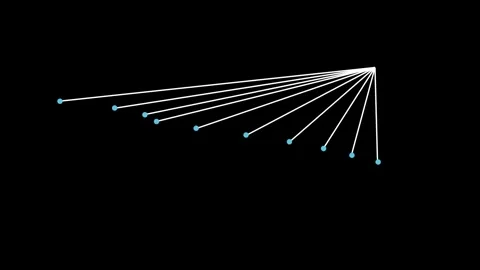 Harmonic Pendulum Dance Stock Footage 308386263