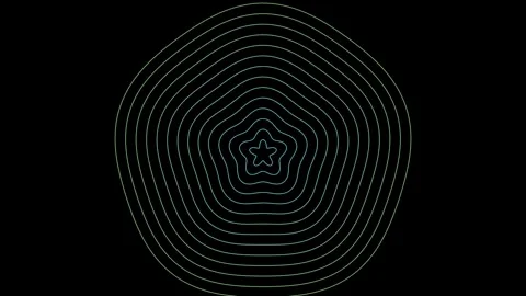 Harmonic Wave Tunnel Stock Footage 308386266