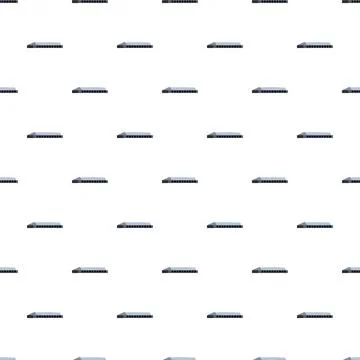 Harmonica music instrument pattern on white background Stock Illustration