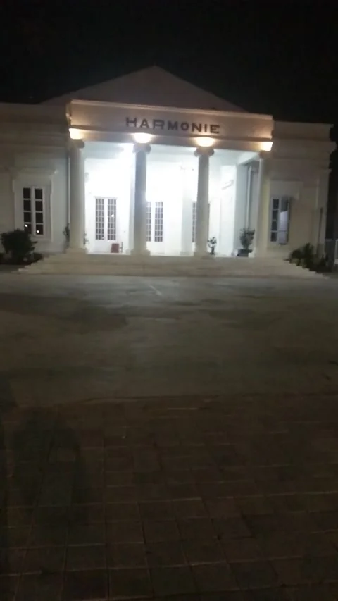 Harmonie building Stock Footage 209587411