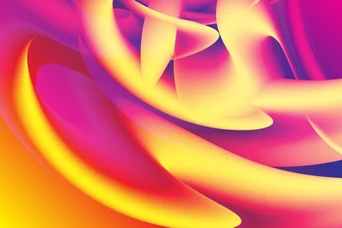 Harmonious fusion of elements embracing a fluid wavy style creative modern 스톡 일러스트