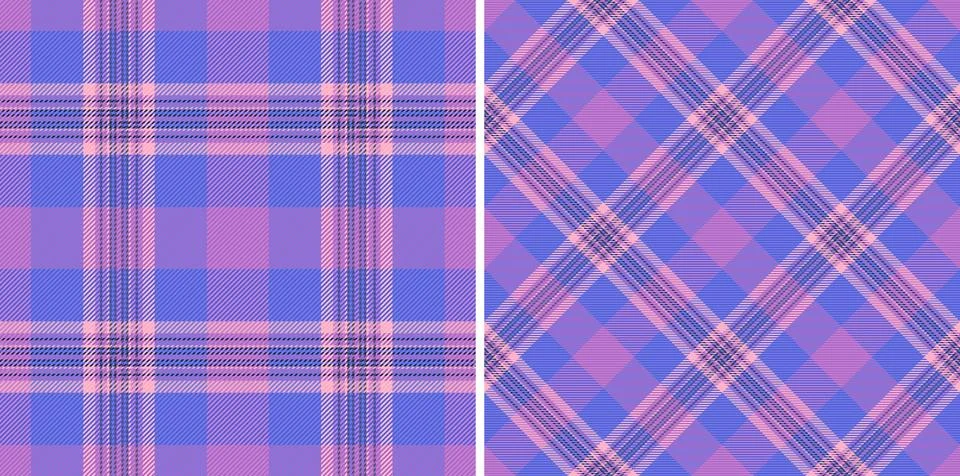Harmonious plaid pattern designs. Classic, refined textures for backgrounds,  Stock Illustration