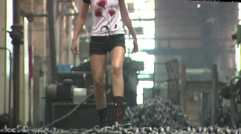 Harmonous legs Stock Footage 1806834