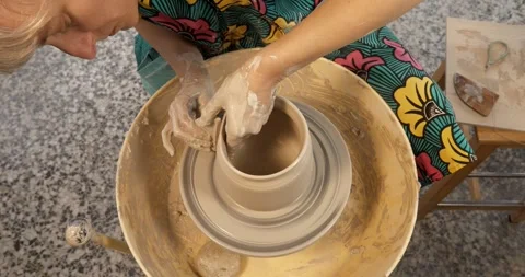 Harmony of Clay and Hands. Stock Footage 329305266