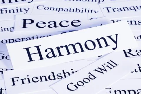 Harmony concept Stock Photos