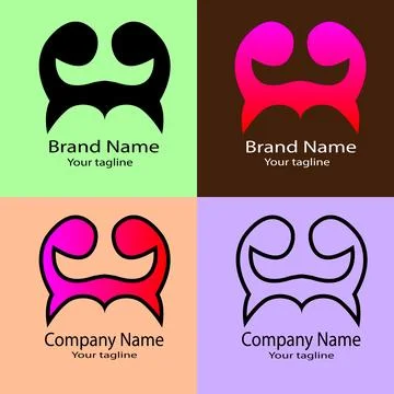 Harmony Embrace Logo Stock Illustration