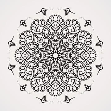 Harmony of flowers and beautiful, mutually ornamental forms . harmony of fl.. Stock Illustration