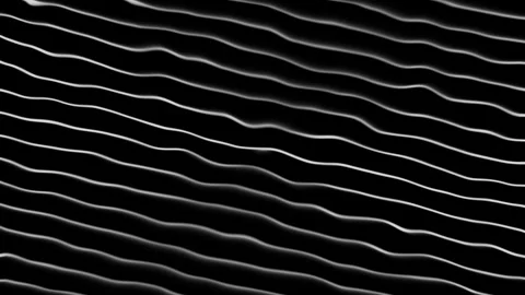 A harmony of line and wave background animation with smoky black, quicksilv.. Stock Footage 293112145