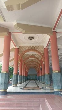 Harmony in Pink, Columns of Tranquility 写真素材