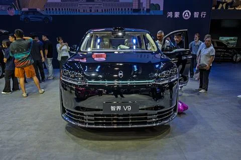 HarmonyOS-powered vehicles debut at the 23rd China Changchun Auto Expo 스톡 사진