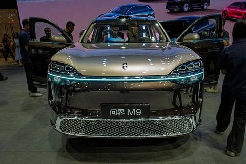 HarmonyOS-powered vehicles debut at the 23rd China Changchun Auto Expo Fotos Stock