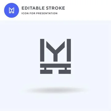Harness icon vector, filled flat sign, solid pictogram isolated on white, log Stock-Illustration