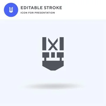Harness icon vector, filled flat sign, solid pictogram isolated on white, log Stock-Illustration
