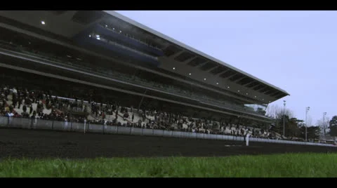 HARNESS RACING - LARGE SLOW-MOTION Stock Footage 25208233
