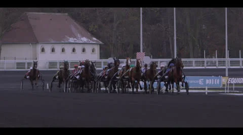 HARNESS RACING - RACE # 2 Stock Footage 25153790