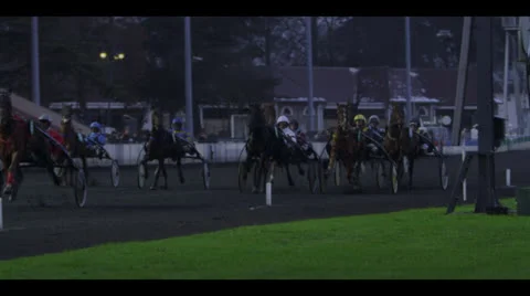 HARNESS RACING - RACE # 3 Stock Footage 25167459