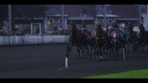HARNESS RACING - RACE # 4 Stock Footage 25182164