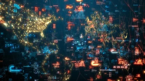 Harnessing Global Data, Mining Techniques for Worldwide Insights Stock Footage 271317971