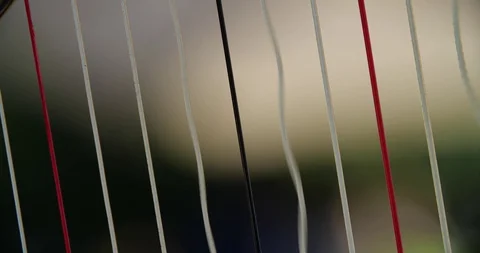 Harp chord Stock Footage 126592678