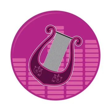 Harp Illustrazione stock