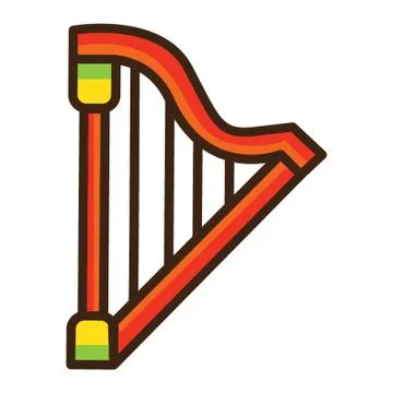 Harp Illustrazione stock