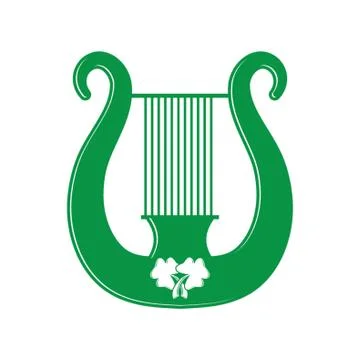 Harp Stock Illustration