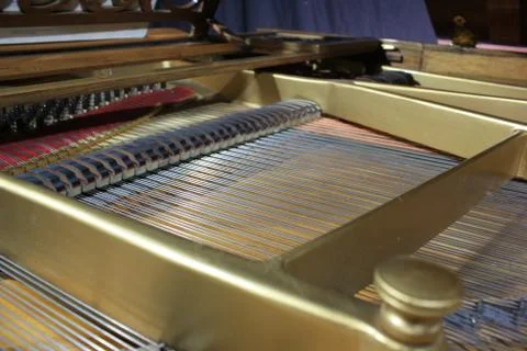 Harp Strings Stock Photos