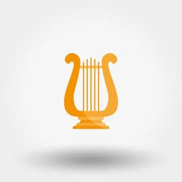Harp. Vector icon Stock Illustration