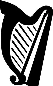 Harp vector Stock Illustration